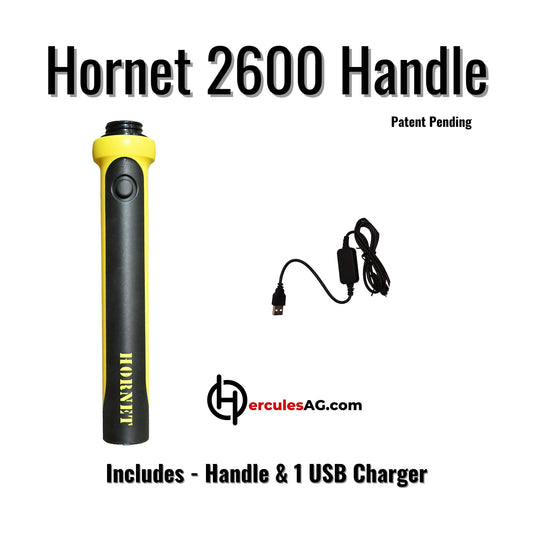 HerculesAG Hornet 2600 USB Rechargeable Electric Livestock Cattle Prod Handle Box Packaging